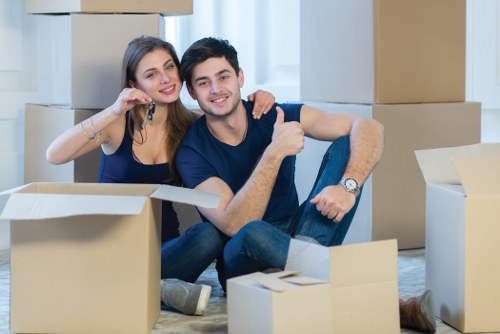 Office removals team planning a relocation in Harold Park