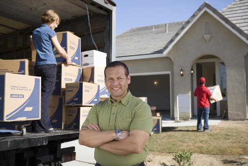 Local van moving service in Haroldpark handling boxes and furniture with care
