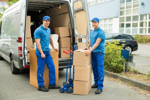 Small business delivery and relocation support by van