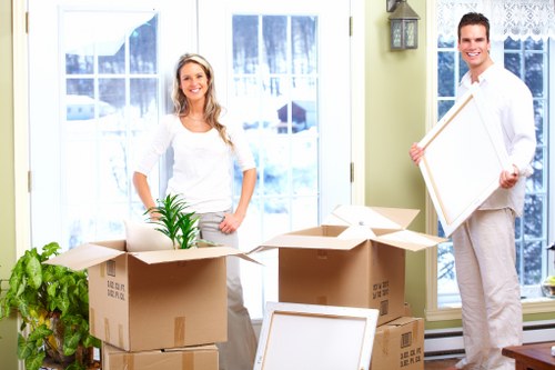 Local movers providing unloading and placement at a Harold Park property