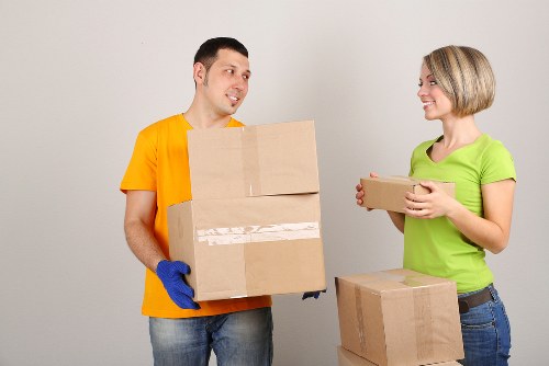 Professional moving van transport for furniture and boxes in Harold Park